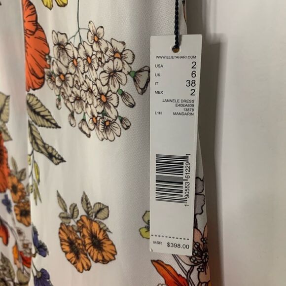 Elie Tahari Jannele Dress Size 2 NWT - Picture 6 of 9